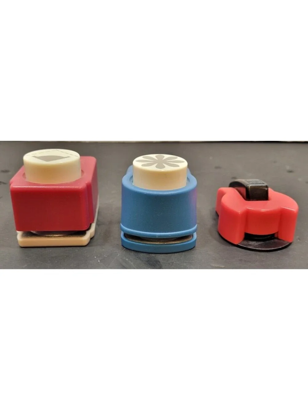 Assorted Craft Supplies - Paper Punches, Roller Stamp & Crafting Pliers-Lot of 6